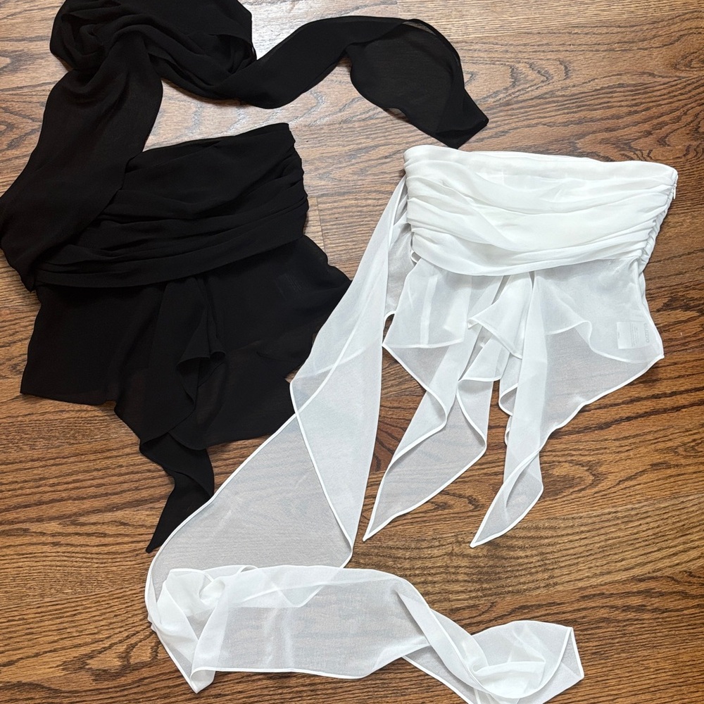 Guizio Chiffon Wrap Around Tops